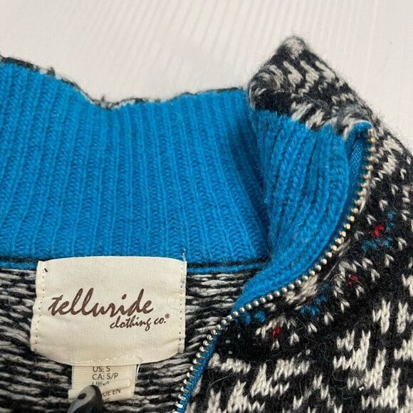 Telluride Clothing Co. Lambswool Alpaca Snowflake Sweater Size Small - Picture 2 of 10